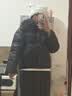 芸荨羽绒服女2026新款白鸭绒泡芙短款保暖加厚连帽小个子外套时尚外套 黑色 金标 S 85-120斤【卡码拍小】 实拍图