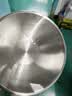 不锈钢盆沙拉盆家用厨房大号料理打蛋和面水果烘焙 25cm 1个 【刻度盆/2500ML】 实拍图