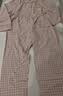 MUJI[自营限定款]女士无侧缝 双层纱织睡衣 纯棉家居服 浅粉红色 L 实拍图