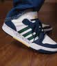 adidas双11主推 ENTRAP美式校园风运动鞋少年感复古板鞋阿迪达斯   白色/浅棕色/森林绿   42 实拍图