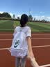 NIKE  耐克双肩包书包大学生电脑包大容量多口袋户外出行收纳包 亮白 8/20【30*15*45cm 约20.3L】 实拍图