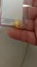 周大生黄金宝宝长命锁吊坠平安金锁挂坠送生日礼物 小版(不含链)1.99g 实拍图