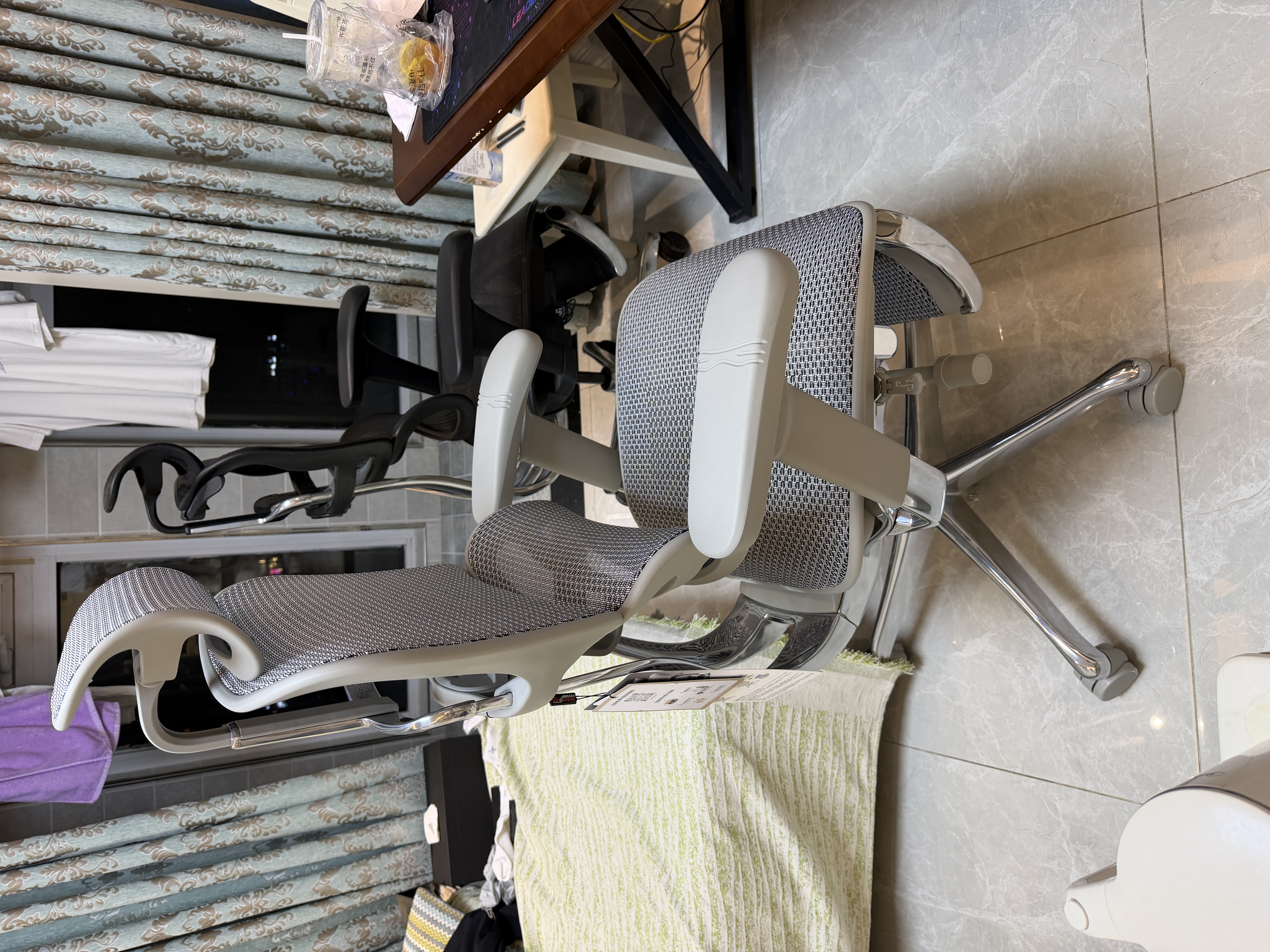 Ergonor保友金豪E2 Pro旗舰人体工学椅 办公椅电脑椅电竞椅 银白+躺舒宝 晒单实拍图