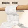 京东京造 无痕衣架实心不锈钢晾衣架无痕衣服挂衣撑子加粗成人款10支 实拍图