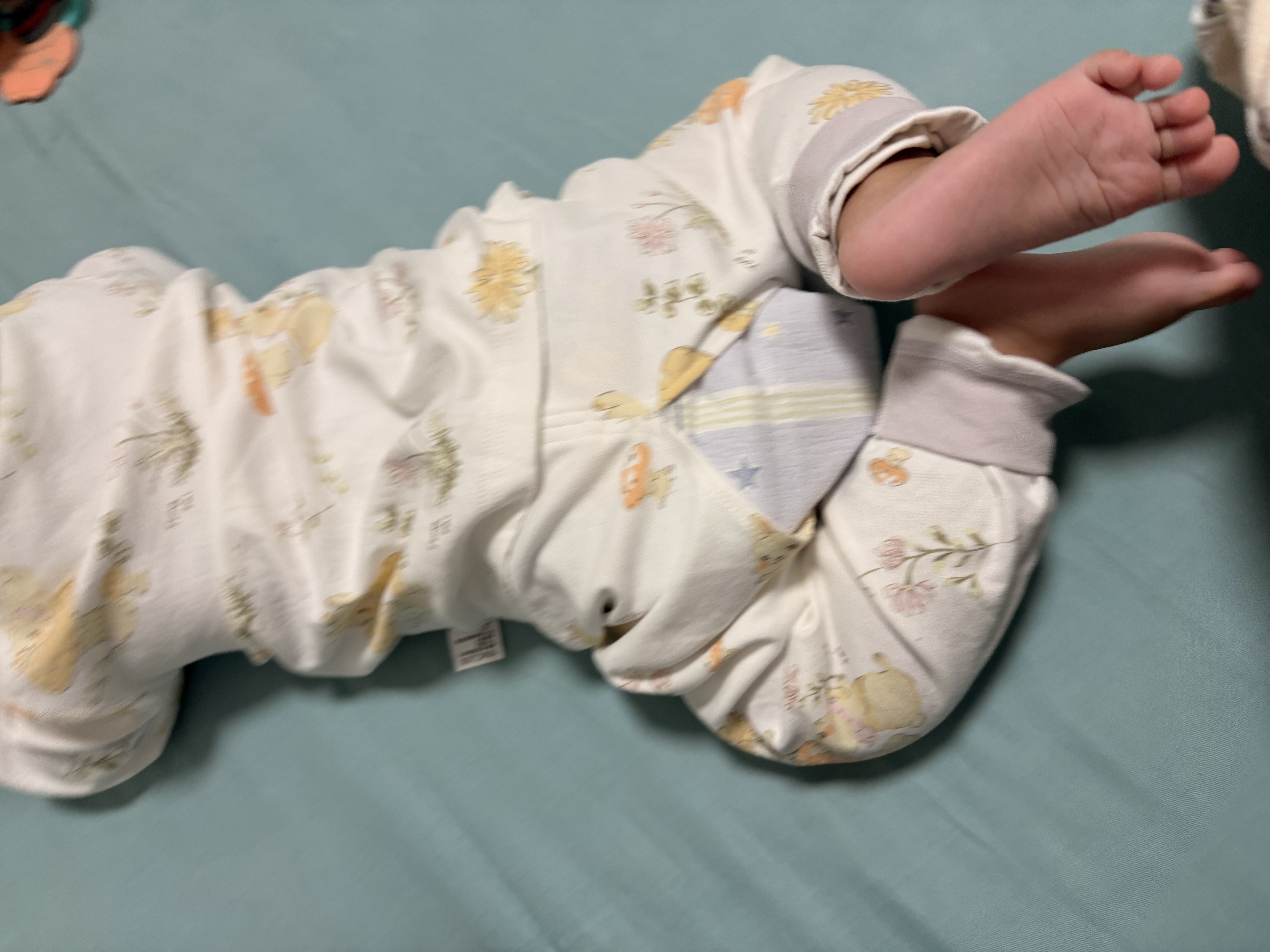 童泰（TONGTAI）宝宝秋衣套装春秋季纯棉婴儿衣服儿童高腰护肚家居服黄色90cm 实拍图