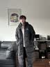 准者（RIGORER）长款羽绒服男2026秋冬新款连帽保暖防风加厚运动户外休闲情侣外套 纯正黑 L (175) 实拍图