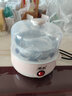 领锐（lingrui）煮蛋器迷你小型家用蒸蛋器宿舍小功率自动断电蒸蛋早餐神器蒸蛋羹1人煮鸡蛋机器 粉色单层-（帯碗） 单层 实拍图