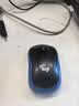 罗技（Logitech）M185鼠标 无线鼠标 办公鼠标 对称鼠标 黑色蓝边 带无线2.4G接收器 实拍图