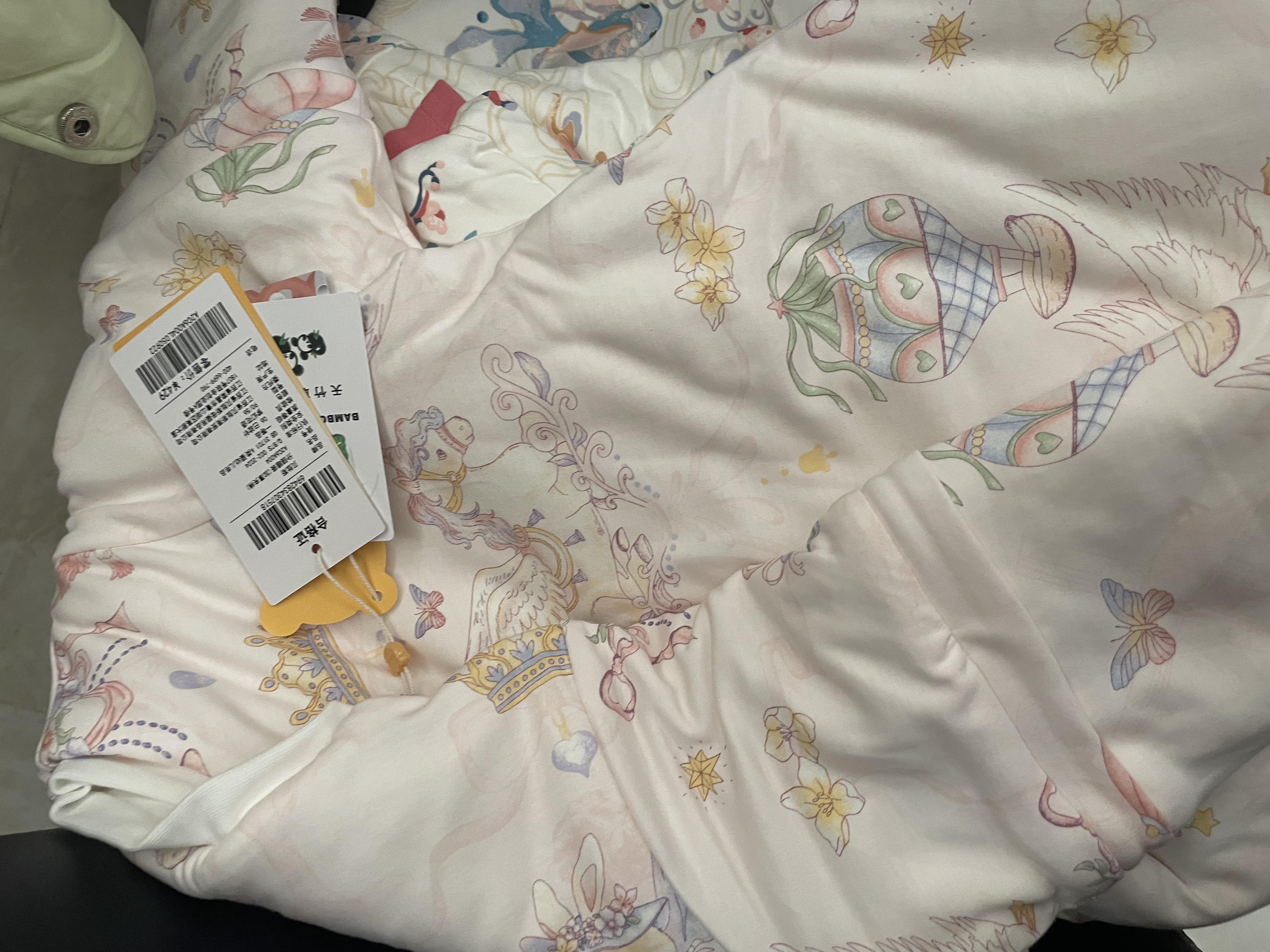 贝肽斯婴儿睡袋暖姜3.0儿童分腿睡袋婴幼儿防踢被睡衣秋冬加厚 花语L 实拍图