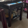 内吉姆 中式沙发边几实木小茶几边桌仿古简约阳台茶台鱼缸小方桌 长50宽50高58CM 黑胡桃色 实拍图