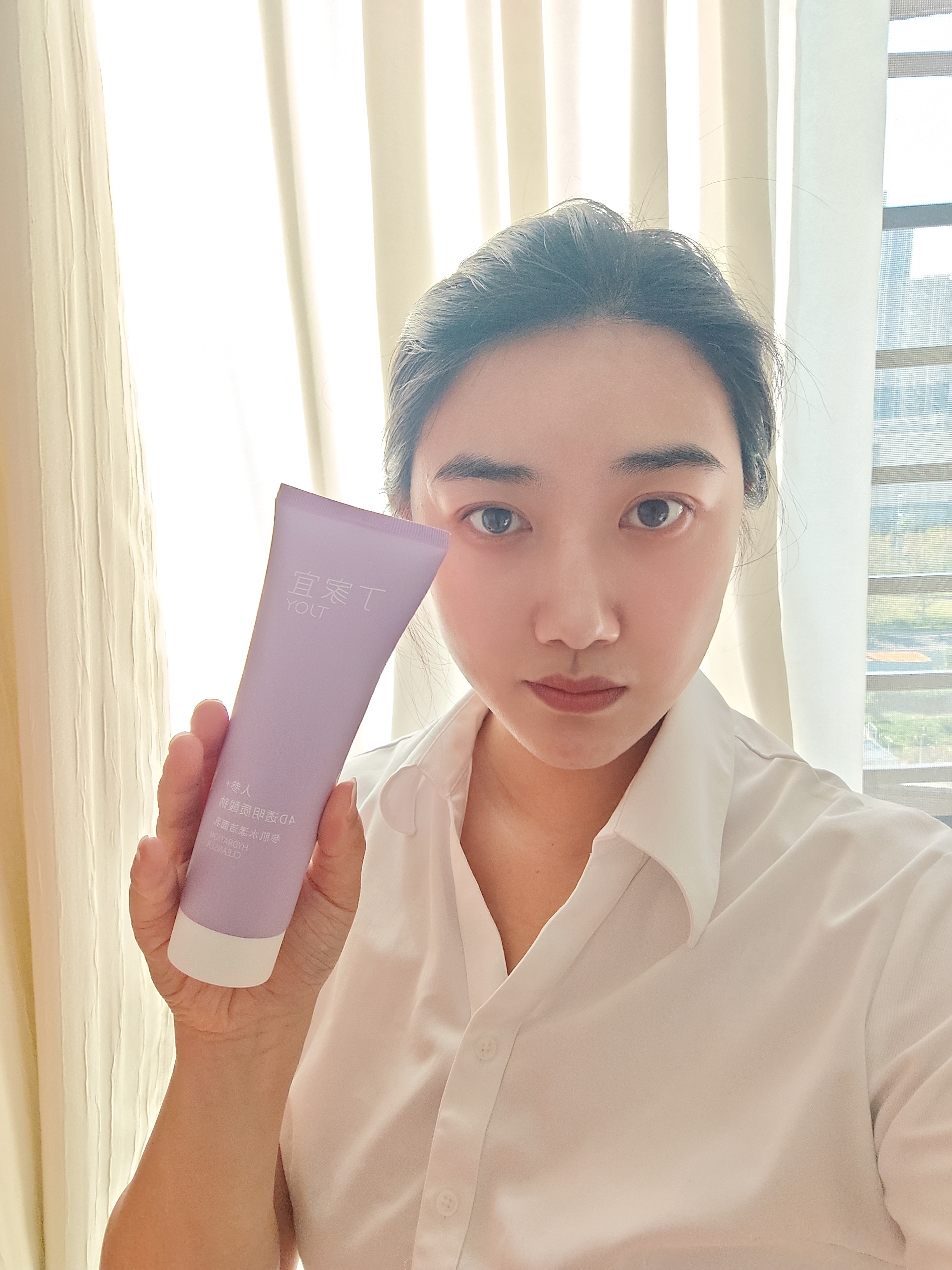 丁家宜（TJOY）参肌水漾洁面乳100g深层清洁收缩毛孔氨基酸洗面奶送女友礼物 实拍图