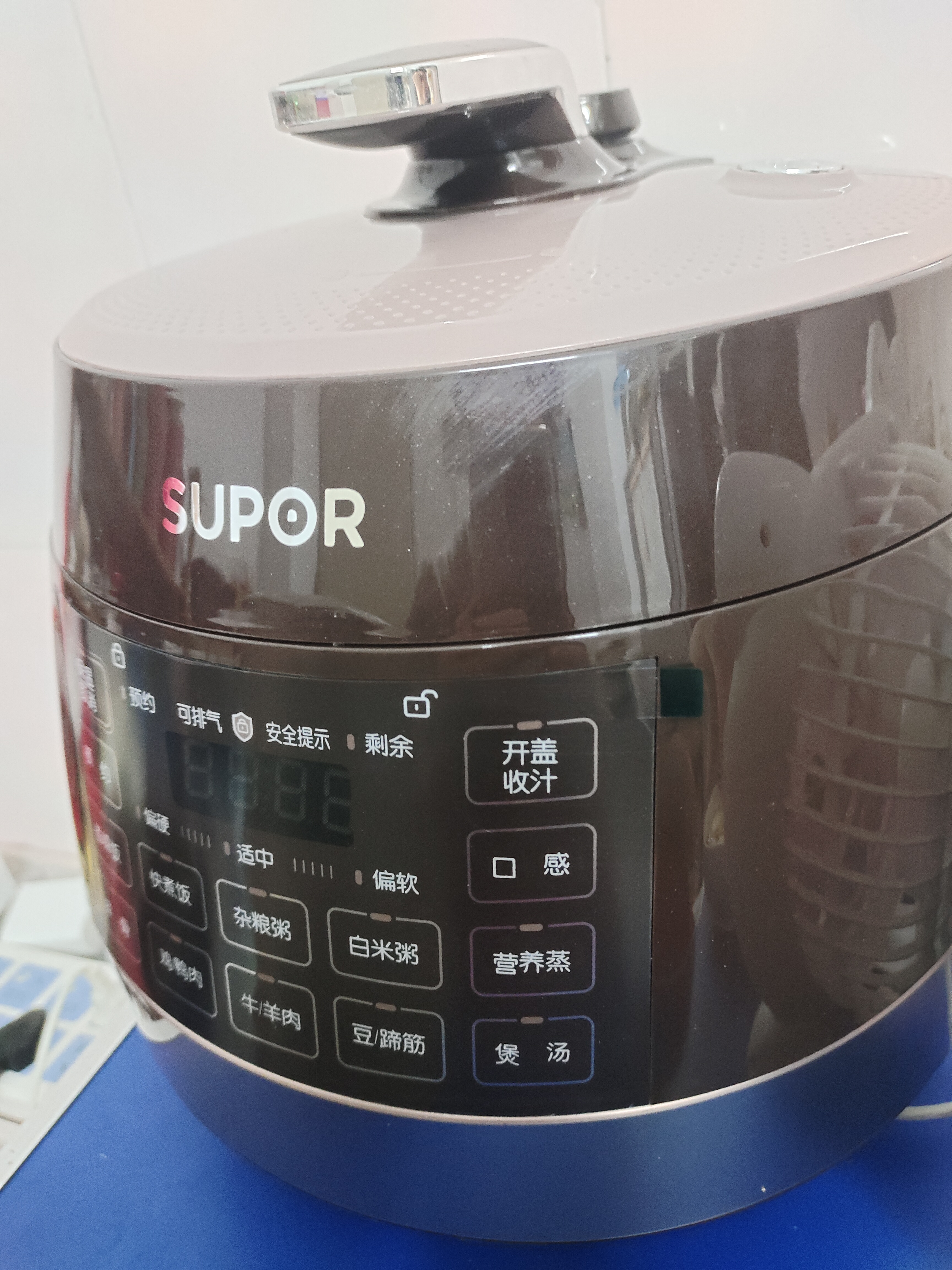 苏泊尔（SUPOR）全自动智能预约电压力锅5L 触控面板家用煲汤球釜内胆SY-50YC9001Q电饭煲高压锅4-6人 实拍图