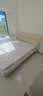 全友家居现代简约主卧床慕夕真皮储物床头层牛皮软包双人大床架轻奢风 【京仓闪发】高脚款 | 奶油米白 | 牛皮 | 碳钢排骨架 1.8米x2米 单床 实拍图