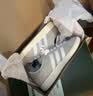 adidas 面包鞋 GRAND COURT BASE 00s休闲板鞋平底鞋男女阿迪达斯 浅灰/白色/树脂黄   42 实拍图