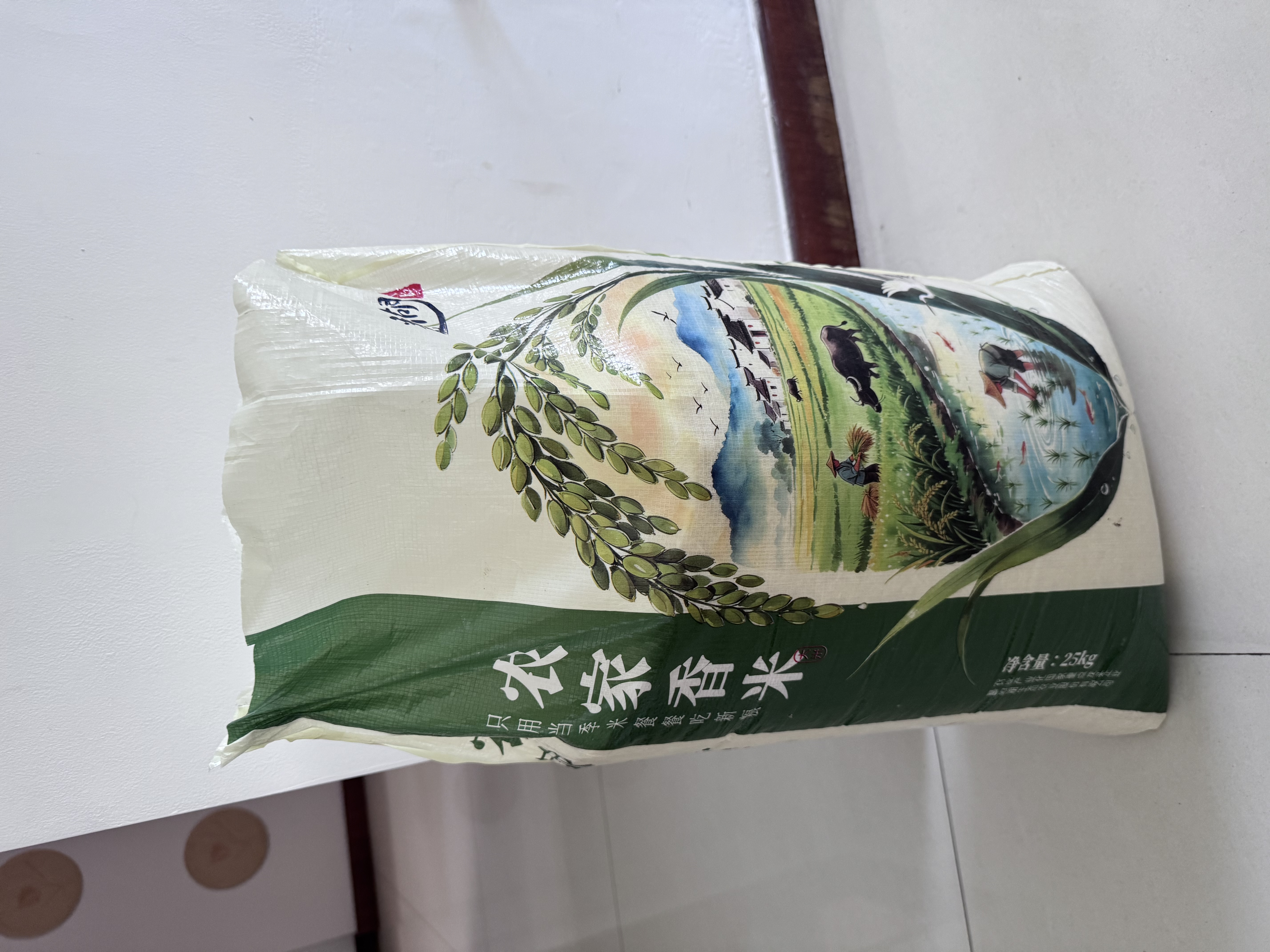 鄱阳湖农家香米25kg 籼米江西丝苗米50斤炒饭食堂量贩猫牙大米非真空 实拍图