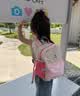 SHUKIKU儿童书包1-3年级小学生超轻防泼水透气背包户外旅游 桃子果汁M码 实拍图