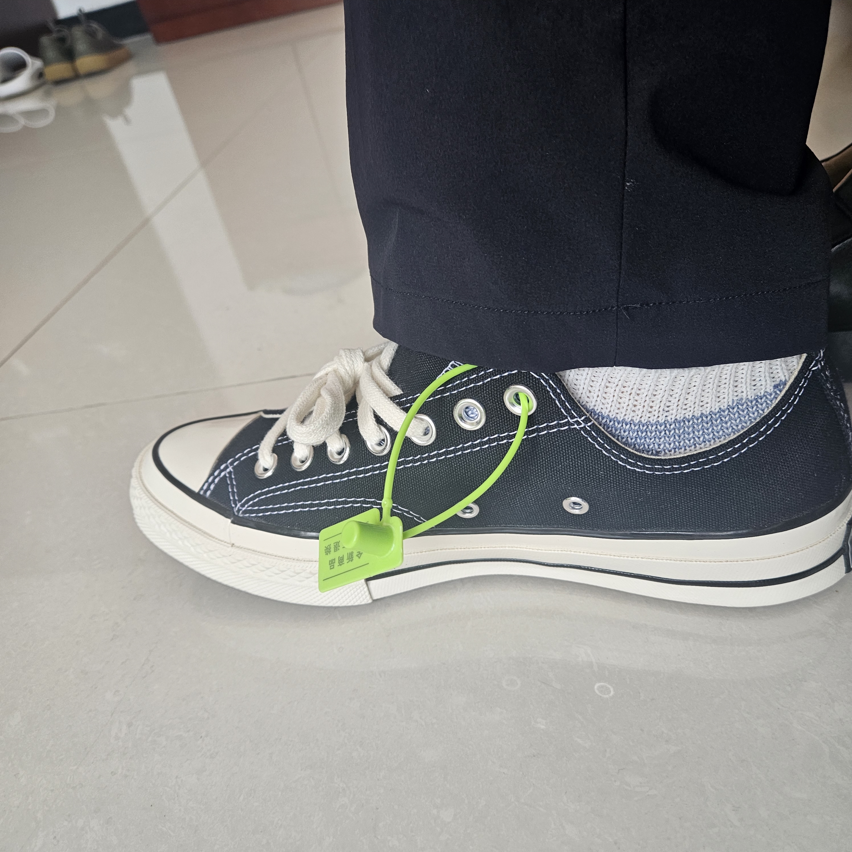 匡威（Converse）1970S男鞋女鞋帆布鞋季情侣经典低帮休闲鞋运动鞋多巴胺板鞋 黑色低帮162058C 42 实拍图
