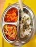onlycook316L不锈钢儿童分餐盘 食品级宝宝分格辅食盘 幼儿园打饭餐具 实拍图