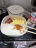 苏泊尔（SUPOR）电热饭盒 泡芙系列 加热饭盒 1L免注水便携分区可拆洗上班族办公室轻音插电饭盒DH02FD817 实拍图