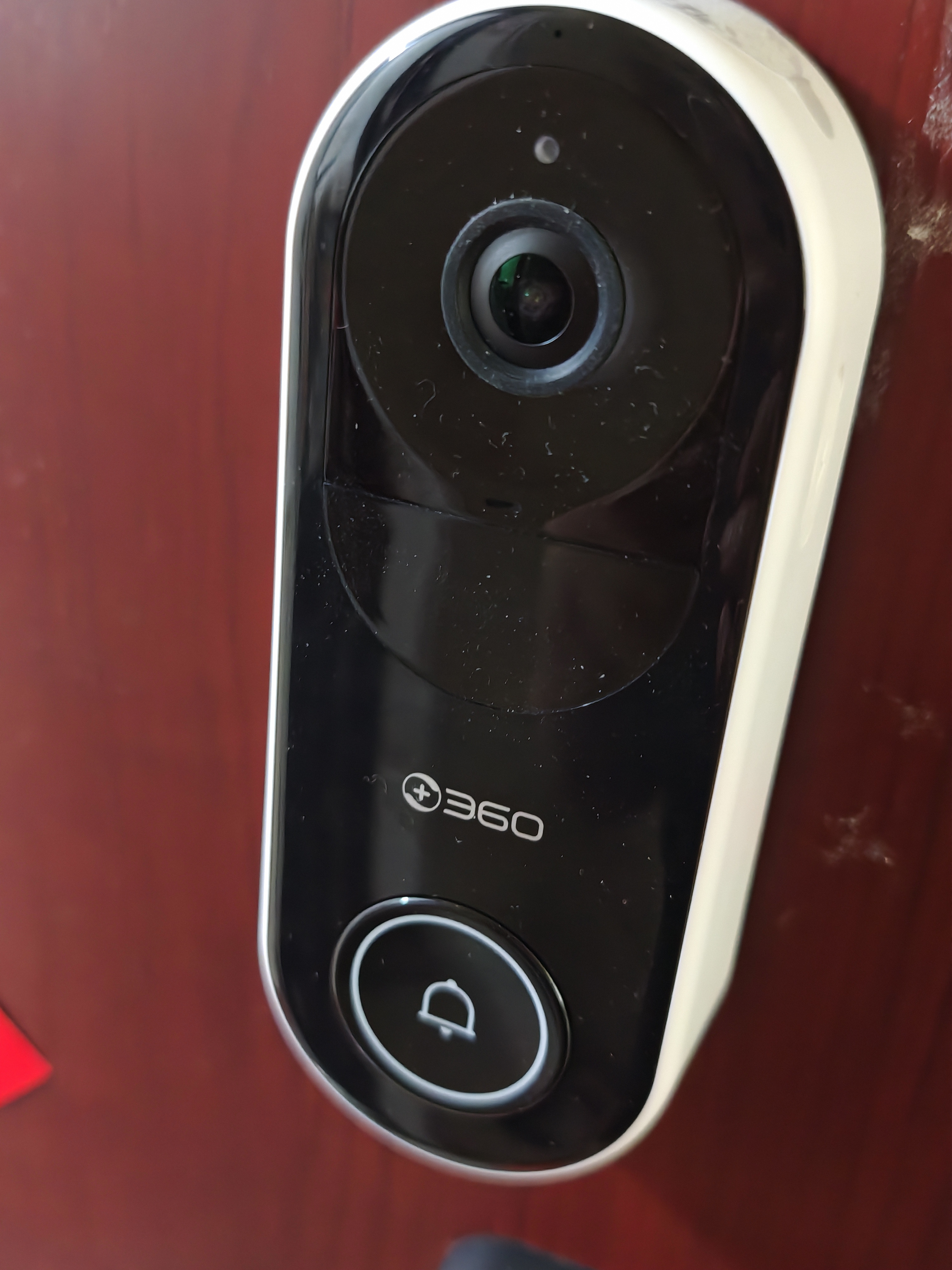 360可视门铃5Pro 300万家用监控摄像头智能猫眼红外夜视远程双向通话 实拍图