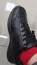 斯凯奇（Skechers）休闲皮鞋男士秋季防滑耐磨商务鞋时尚通勤德比鞋百搭板鞋 实拍图