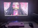 华硕ROG XG27AQDMGR 27英寸2K电竞显示器2K 240Hz显示器OLED 0.03ms响应HDR400 G-SYNC HDMI2.1显示器 实拍图