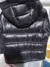 波司登（BOSIDENG）羽绒服90绒鹅绒女士泡芙加厚时尚脱卸帽外套商场热卖同款 幻夜黑-自然光-高品质 XS 155/80A充绒量172g 体重约100斤以内 实拍图