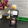 奶小鸭适用小米18Pro手机壳 小米18Pro保护套全包硅胶防摔超薄创意卡通简约网红软壳男女款 石墨黑 实拍图