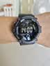 卡西欧（CASIO）复古小方块多功能户外防水男士手表AE-1500WH-8BVDF 藏蓝色 实拍图