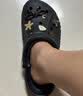 卡骆驰（CROCS）贝雅洞洞鞋男鞋女鞋轻便耐磨一脚蹬拖鞋休闲鞋百搭花园鞋|10126 黑色-001(含智必星) 37 /38(230mm) 实拍图
