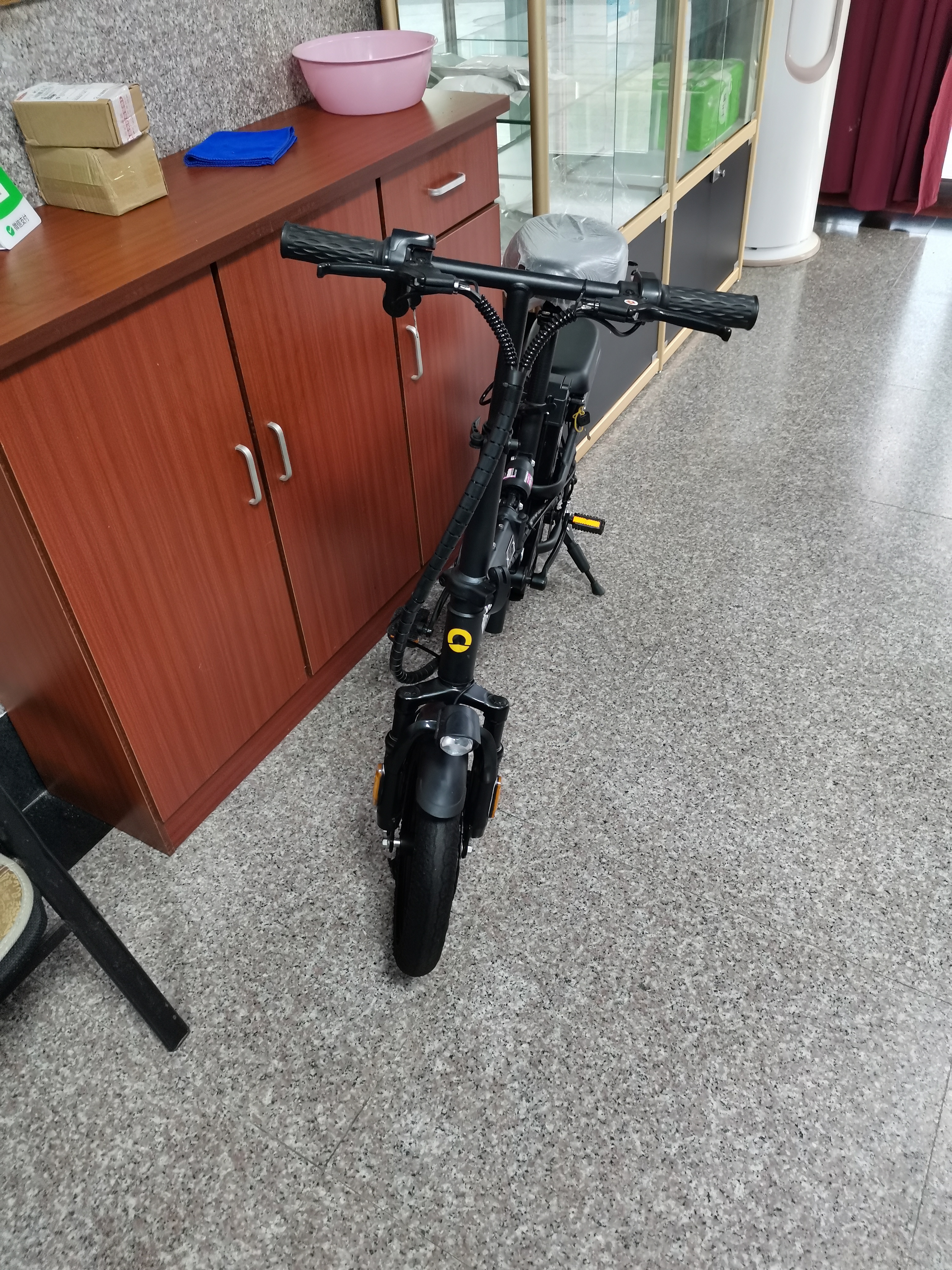 新日（Sunra）新国标折叠电动自行车铝合金代驾电动车锂电池助力电瓶车超长续航迷你小型折叠电动车男女士代步 高配10减震/A品电芯25A/≤75km 实拍图