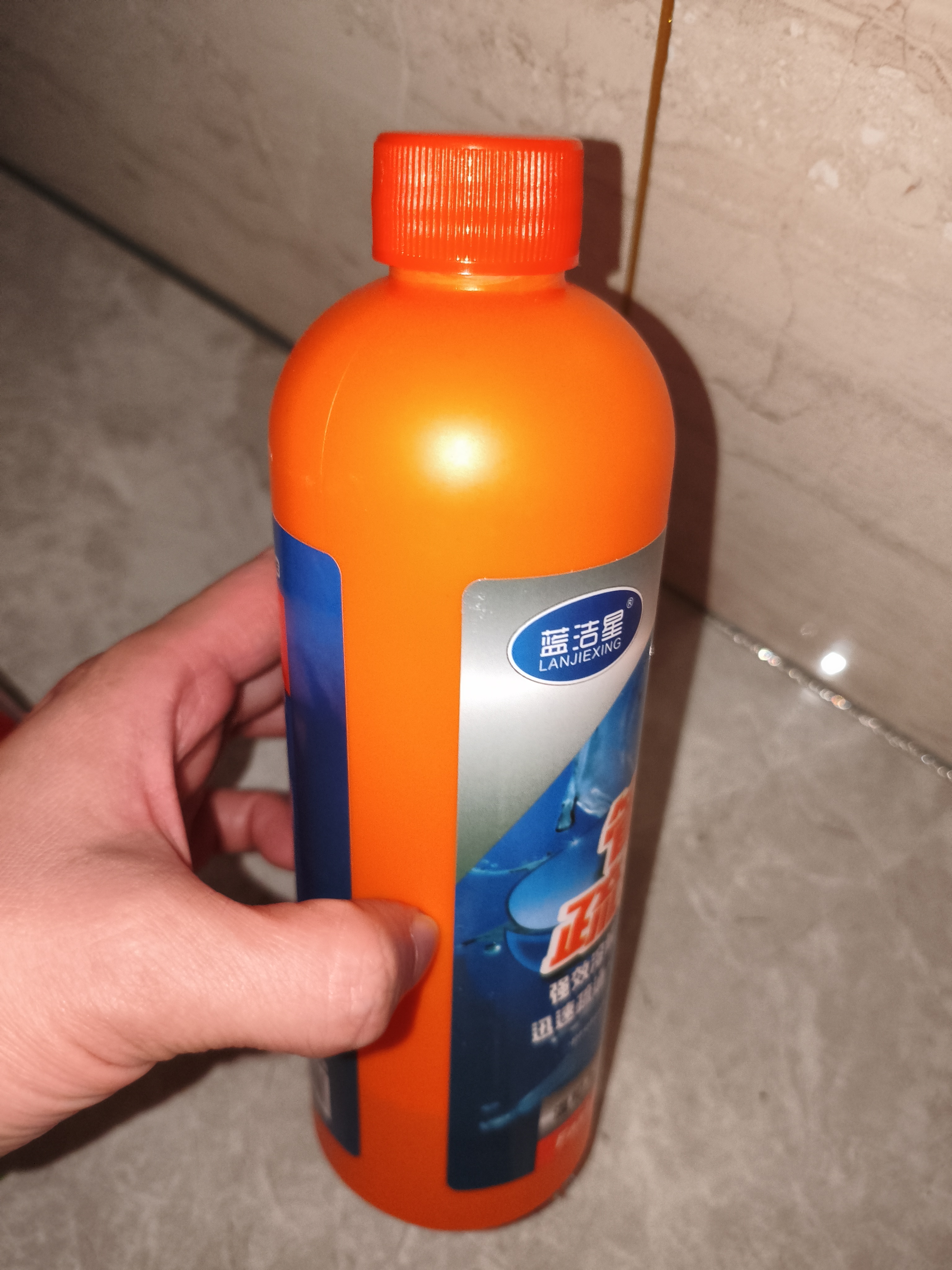 蓝洁星（LANJIEXING）管道疏通剂强力疏通除臭除异味不伤管道除菌500mlx3瓶 实拍图