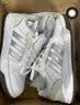 adidas ENTRAP美式校园风运动鞋少年感复古篮球风板鞋阿迪达斯   白色/金属暗银   38 实拍图