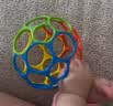 BABY EINSTEIN美国小小爱因斯坦婴儿奥波球 宝宝可啃咬手抓球益智早教Kids2玩具 Oball球经典款（灵彩） 实拍图