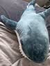 熊猫熊鲨鱼玩偶宜家抱枕陪睡觉夹腿侧睡毛绒玩具大号娃娃男生生日礼物女 实拍图