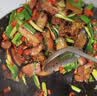 杨大爷柴火烟熏腊味四川风味特产咸肉五花川味腊肉1斤装500g 需烹饪食用 实拍图