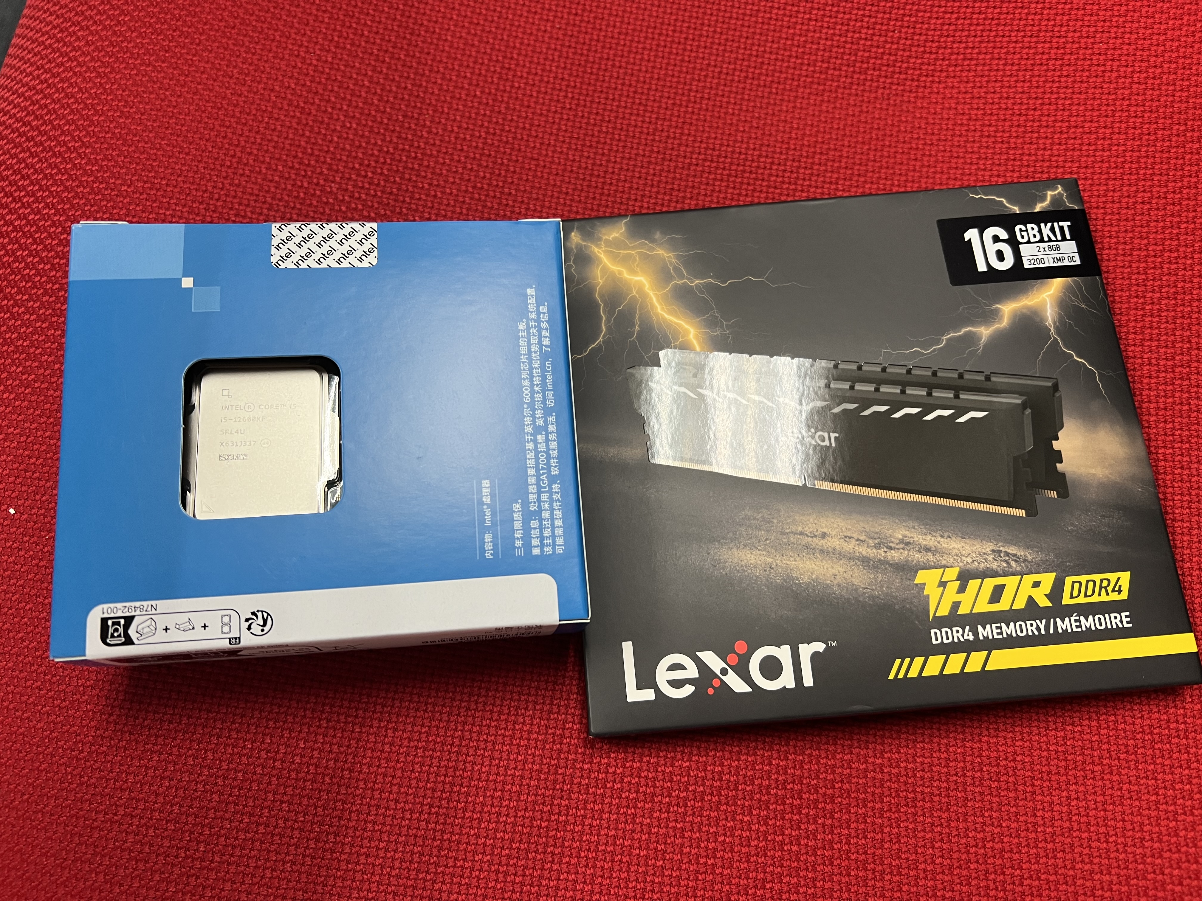 英特尔（Intel）酷睿12代 i5处理器12600KF 10核16线程 单核睿频至高可达4.9Ghz 20M三级缓存 盒装CPU 实拍图