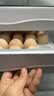 佳帮手鸡蛋盒32格抽屉收纳盒冰箱保鲜厨房用品透明分格食品级 实拍图