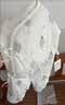 童泰新生婴儿衣服连体衣秋冬加厚夹棉初生宝宝蝴蝶衣爬服 蓝色 59cm 实拍图