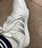 adidas ENTRAP美式校园风运动鞋少年感复古篮球风板鞋阿迪达斯   白色/金属暗银   41 实拍图