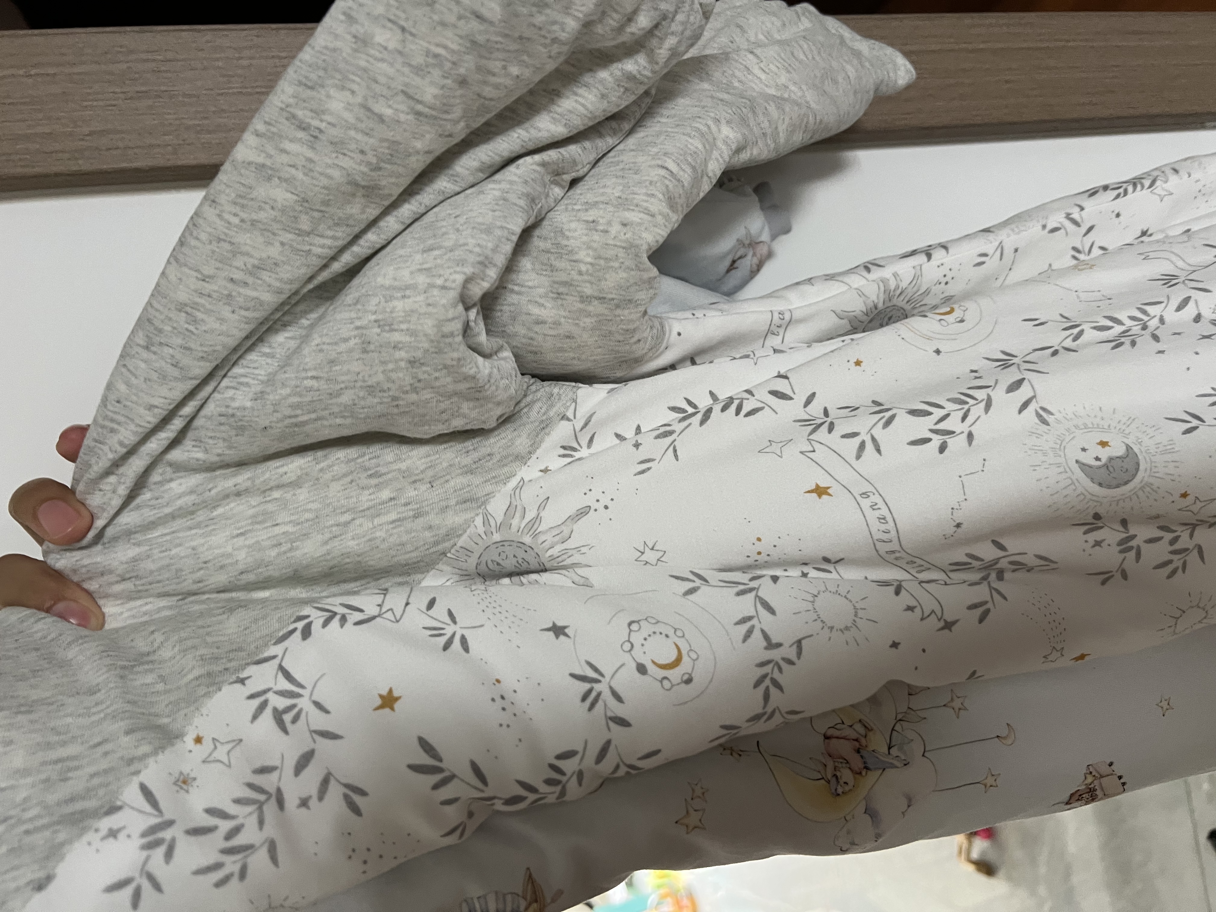 良良（liangliang）婴儿睡袋秋冬空调房防踢被宝宝纯棉儿童分腿睡袋睡衣连体衣四季 New薄夹棉恒温款梦境【磨毛×10A抑菌】20-25℃ XL（建议身高90-105cm） 实拍图