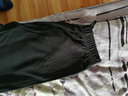李宁（LI-NING） 运动裤男裤冰丝长裤夏季男子韦德健身裤收口平口裤子男 057黑 (速干平口有拉链) M (170/76A ) 实拍图