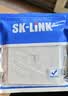 SK-LINK 六类千兆网络面板带模块套装 Cat6非屏蔽免打信息模块网口插座 RJ45单口86型电脑网线面板套装 实拍图