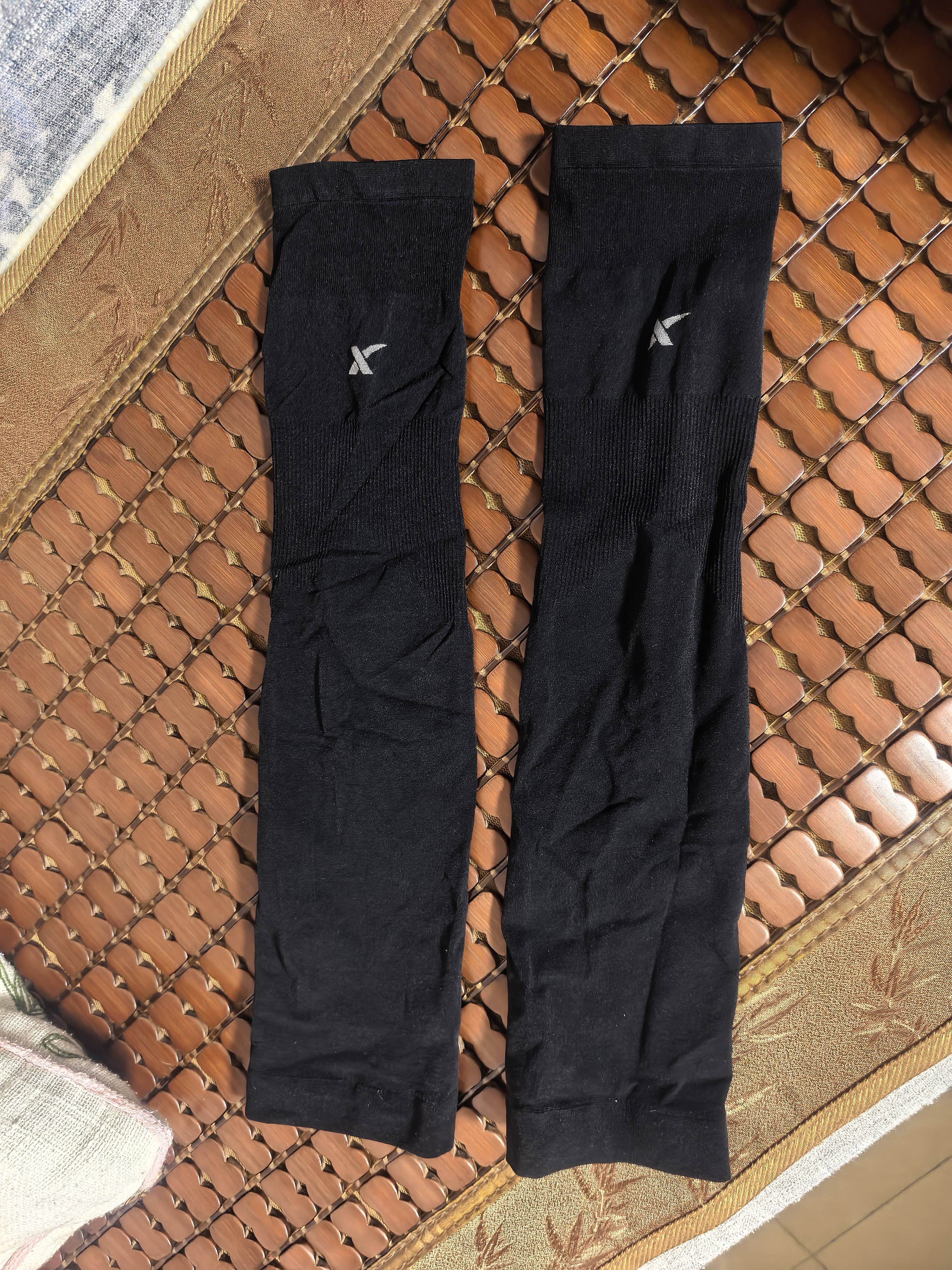 特步（XTEP）防晒面罩挂耳冰袖套装骑行防蚊开车登山冰丝全脸口罩袖套防紫外线 实拍图