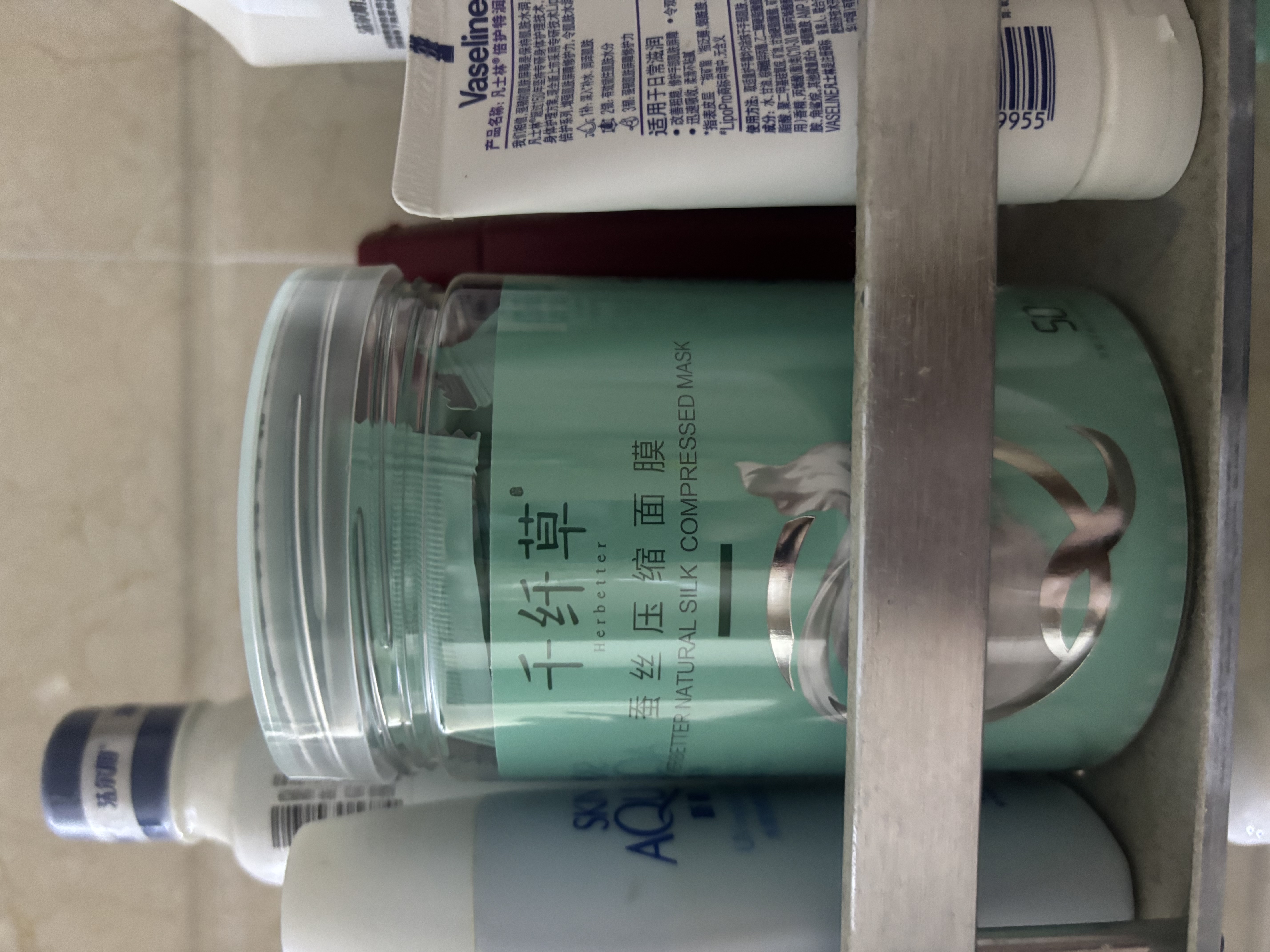千纤草压缩面膜纸湿敷棉敷脸专用一次性纸膜水疗补水保湿超薄50粒*2罐 实拍图