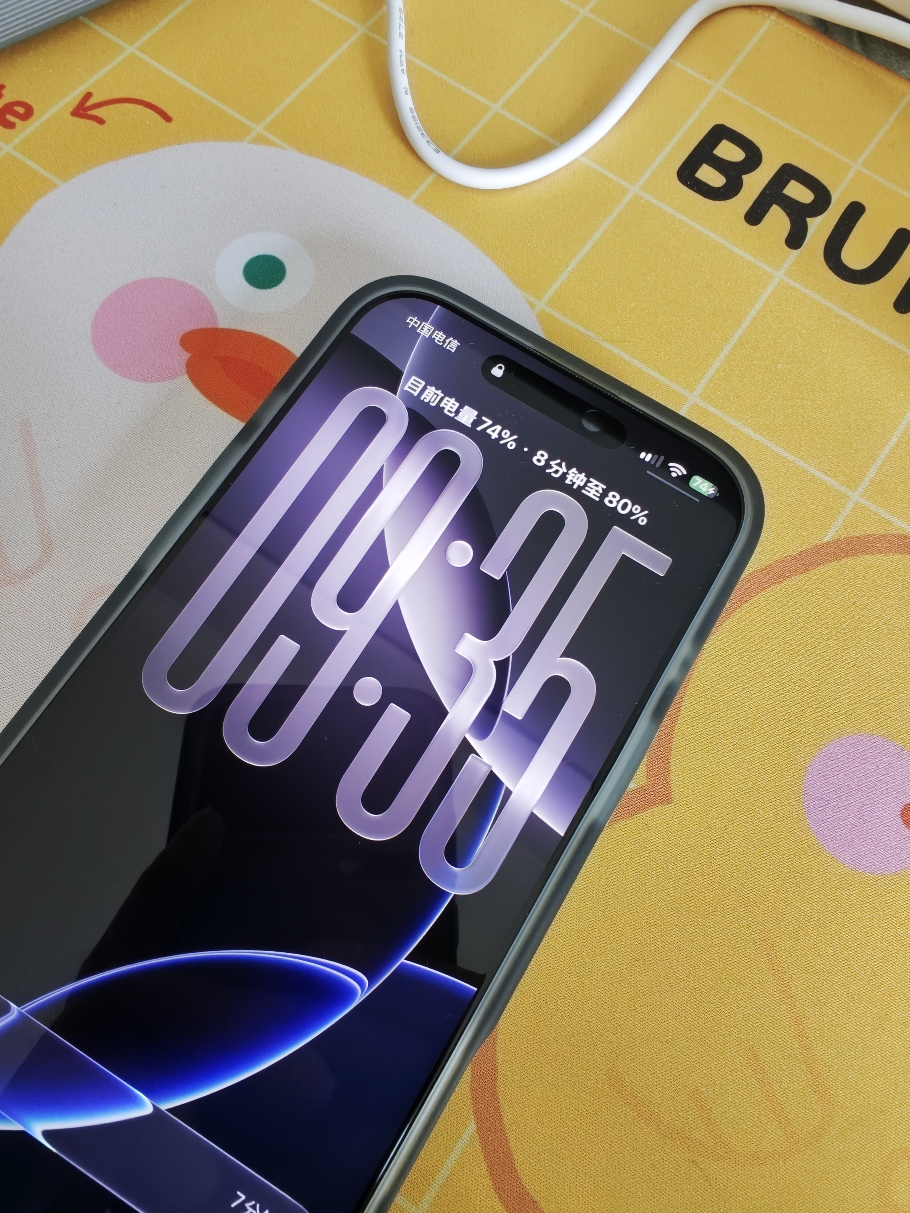 绿联【美国授权进口康宁Pro】适用苹果16Plus钢化膜iPhone15Plus手机膜高清全覆盖防摔防指纹 实拍图