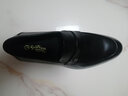金利来新款秋季商务休闲男鞋软底舒适头层牛皮英伦正装皮鞋 黑色 40 实拍图