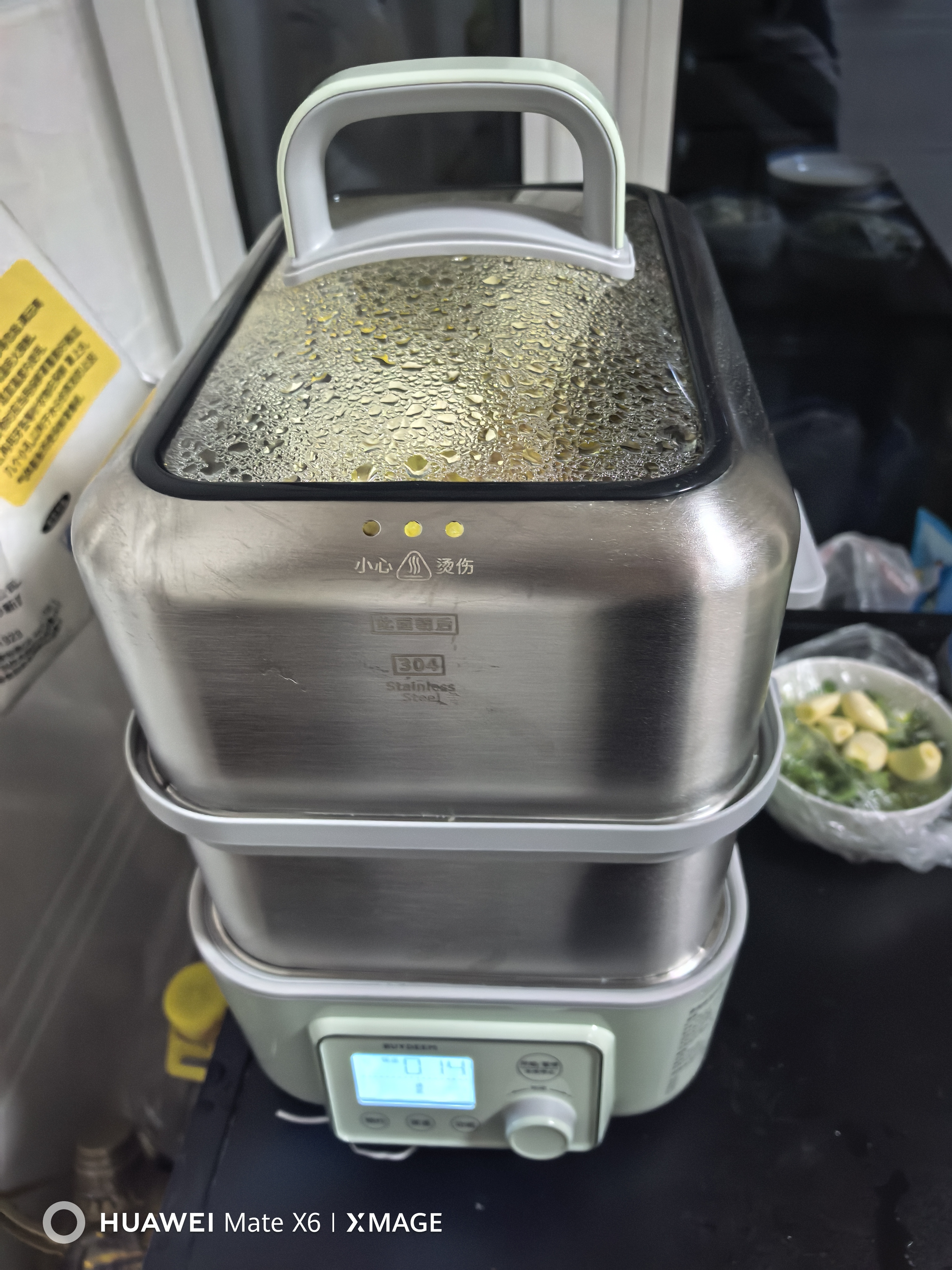 北鼎（Buydeem）电蒸锅蒸锅多功能锅蒸炖一体双层定时保温家用大容量二层婴儿适用自动免看火(G5541单锅) 实拍图