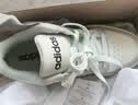 adidas ENTRAP美式校园风运动鞋少年感复古篮球风板鞋阿迪达斯 白色/矾土棕/黑色   39 实拍图