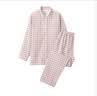 MUJI[自营限定款]女士无侧缝 双层纱织睡衣 纯棉家居服 浅粉红色 XL 实拍图